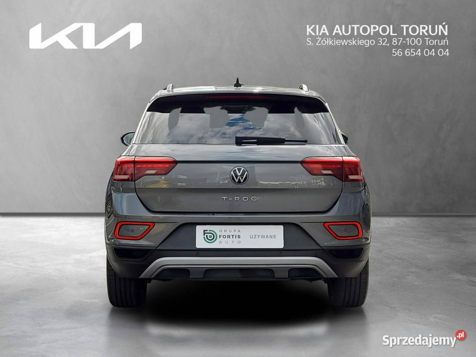 Volkswagen TRoc Manual150stan idealnygrzane nieuszkodzony Toruń