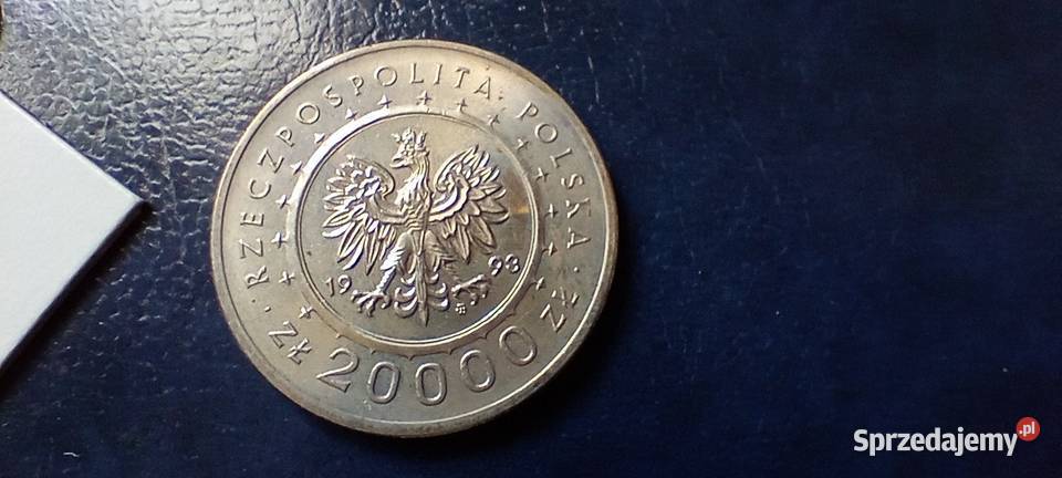 Stare monety 20 000 Zamek w Łańcucie 1993 Polska Lesko