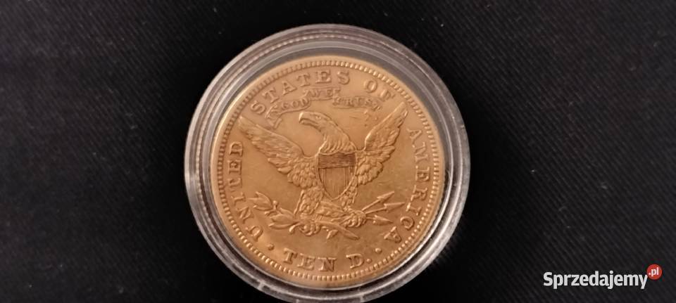 10 dolarów 1881 Filadelfia złoto 1671 g mazowieckie