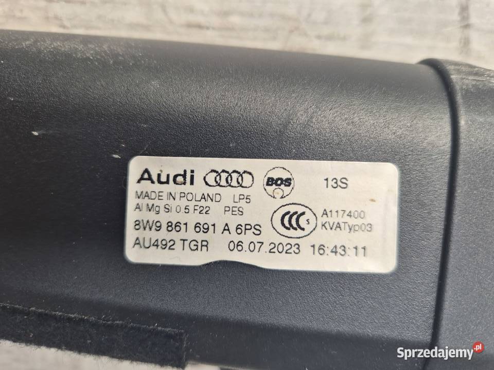 Roleta Bagażnika Audi A4 B9 8W Avant Kombi Częstochowa