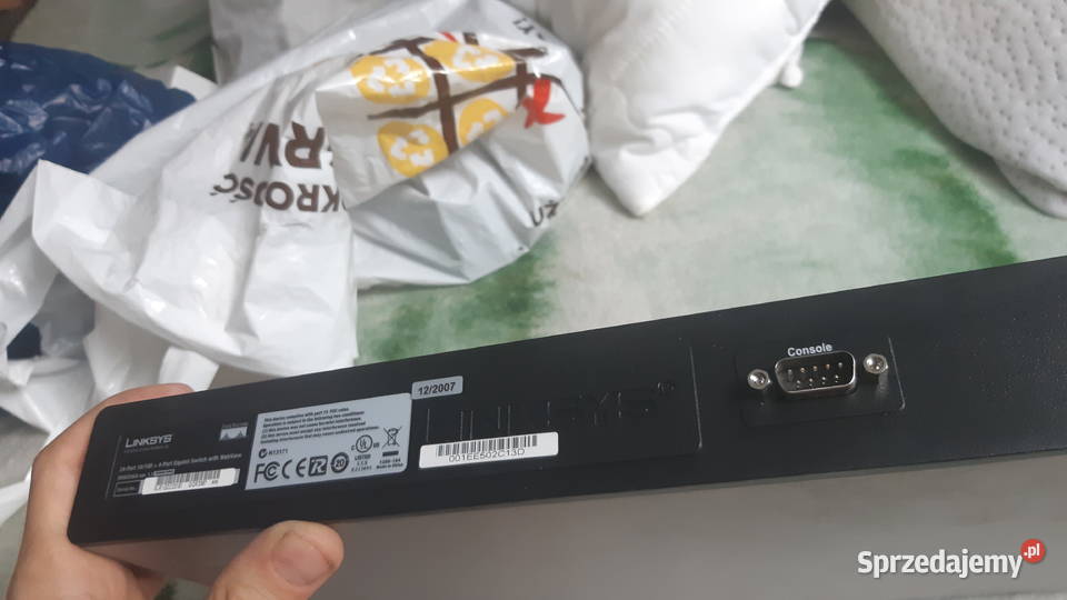 cisco linksys srw224g4 switch 24port tb100 4port Cisco Internet i komunikacja Mosina