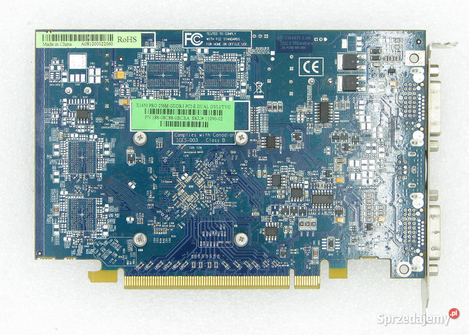 SAPPHIRE ATI Radeon X1650 PRO 256MB 128bit GDDR3 łódzkie Cielądz