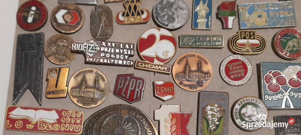 odznaki przypinki 2 mazowieckie Warszawa