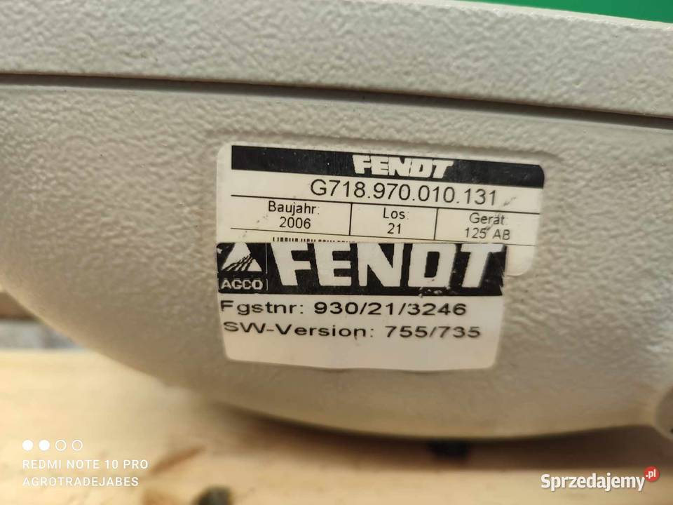Wyświetlacz monitor terminal FENDT 930 Vario wielkopolskie Wilkowo sprzedam