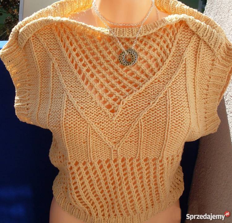 BLUZKA Z DZIANINY RUNIWERSALNY Bluzki i koszule Łódź