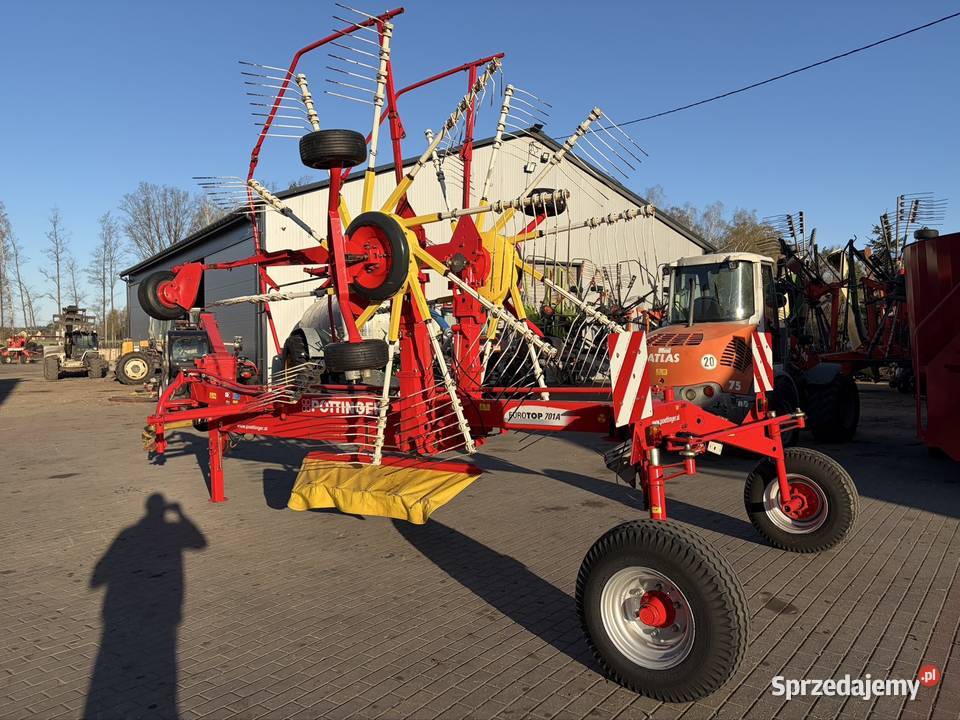 Zgrabiarka 2 karuzelowa Pottinger Euro Top 701 A Myszyniec sprzedam