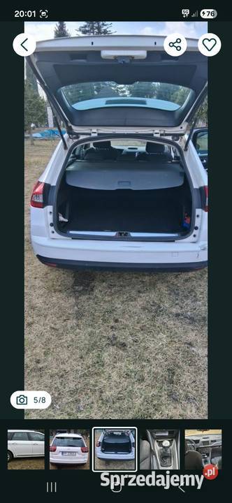 Citroen C5 kombi biały diesel manualna Piła