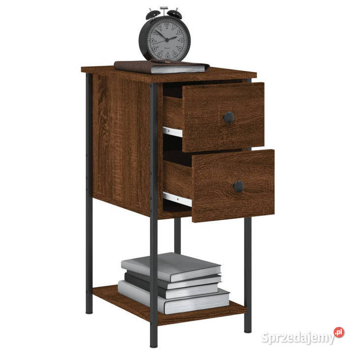 Szafki nocne 2 brązowy dąb 32x42x70 WM826102 Nocne Warszawa