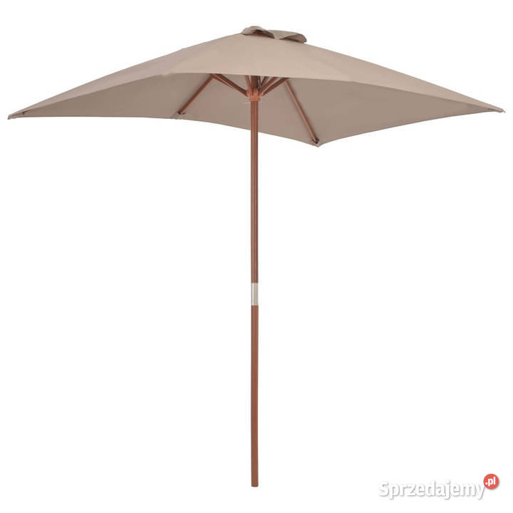 Parasol ogrodowy na drewnianym słupku 150 x 200 mazowieckie Warszawa