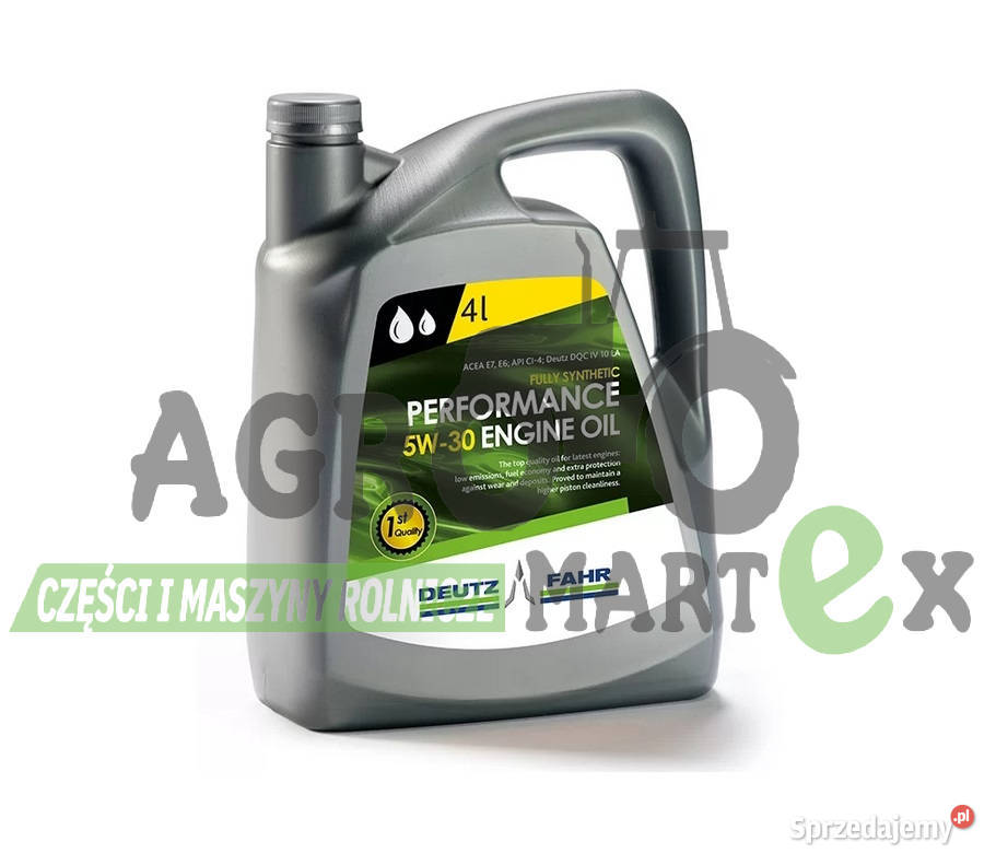 044396553 44396553 OLEJ SILNIK 5W30 CRDPF 4L SDF Pozostałe sprzedam