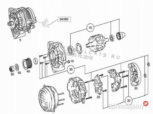 KOŁO ALTERNATORA MERCEDES A0011554715 OM 502 LA sprzedam