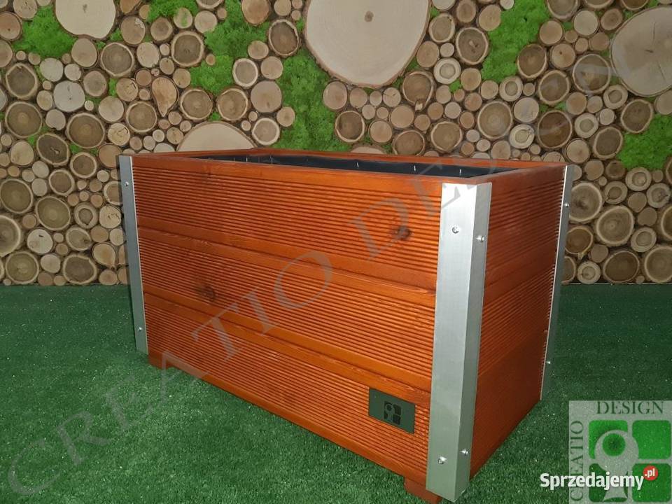 Donica drewniana 703541 CYNTIA nowoczesna donica