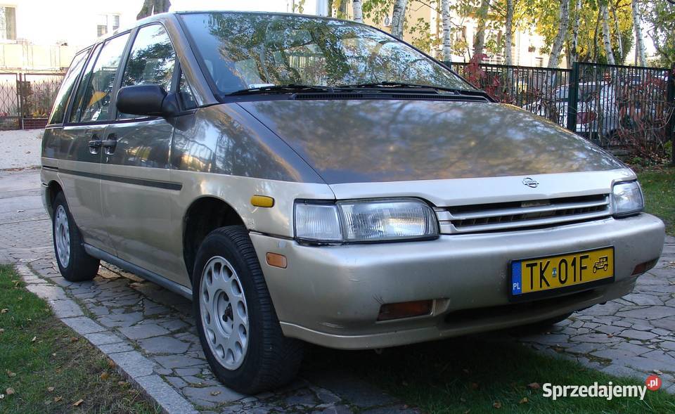 Nissan Prairie PRO M11 1992 silnik CA20S żółte Prairie Kielce