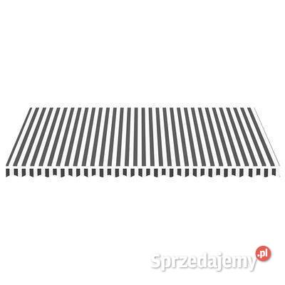 Zapasowa tkanina na markizę antracytowobiała 5x3 Warszawa