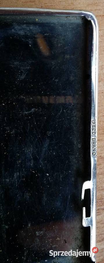 Papierośnica stara angielska chromowana ISECO Kraków