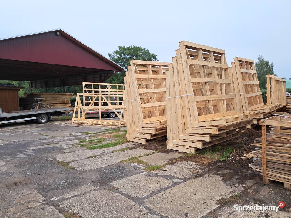 Stojaki drewniane do transportu okien szyb Lublin