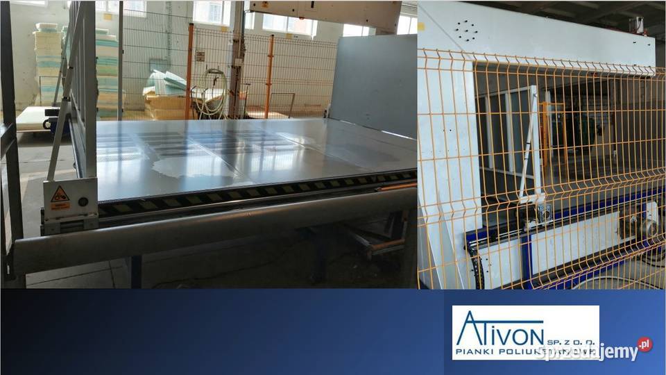 Maszyna do cięcia pionowego do obróbki pianki Grabowo Królewskie