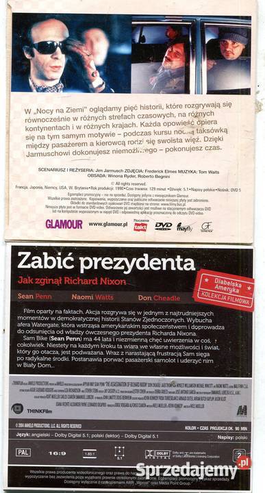 Noc na Ziemi Zabić prezydenta 2 Filmy DVD Szczecin