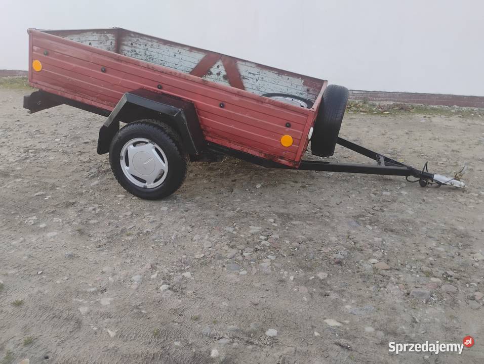 Przyczepka samochodowa zarejestrowana jako SAM Przyłęki