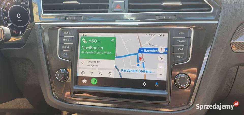 Rozpoznawanie znaków drogowych VZE Audi A4 B9 8W Usługi Szczecinek