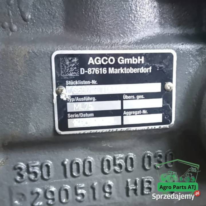 Fendt 310 Vario SCR 350100050030 Przekładnia Skrzynia biegów Ciechanowiec sprzedam