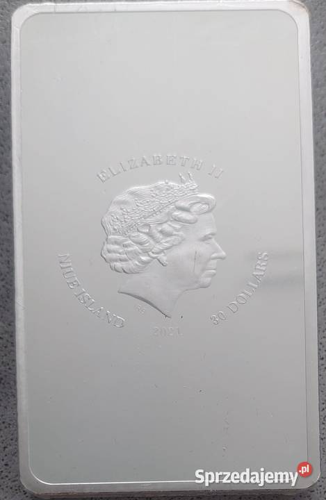 Srebrna moneta 1 Fine Silver 9999 Niue Island 30 małopolskie Oświęcim