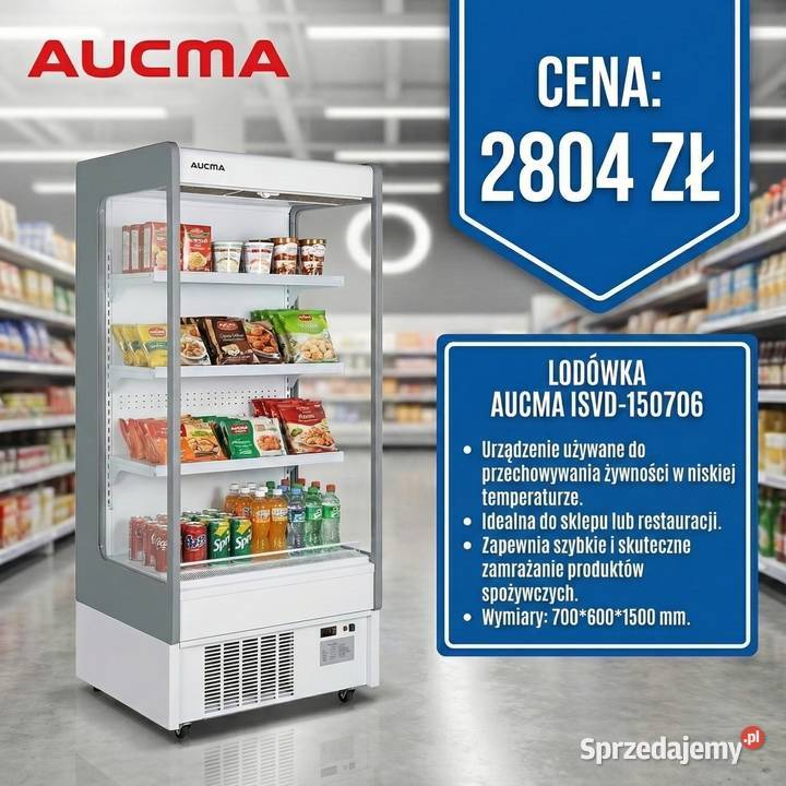 Lodówka Aucma ISVD150706 dolnośląskie Wrocław