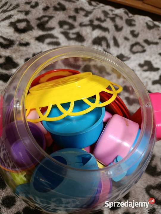 komplet naczyń zabawkowych dzieci w ozdobnym wielkopolskie Poznań