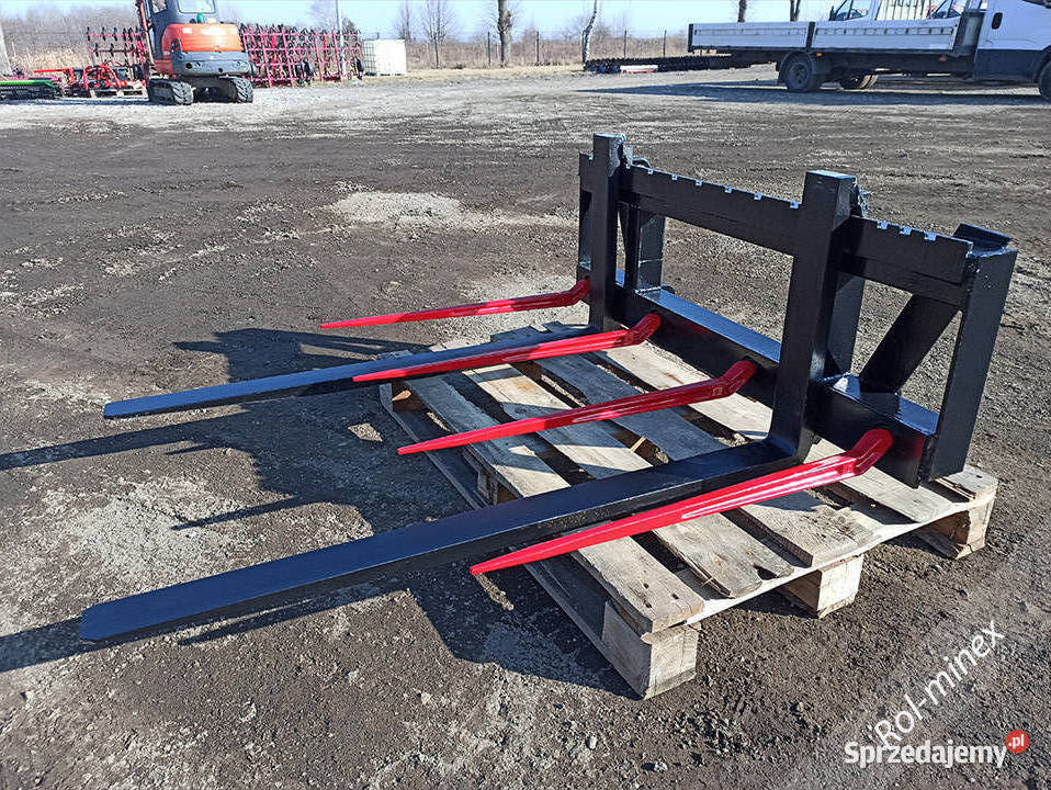 Widły do palet Paleciak do tura Euroramka 6 nieuszkodzony Dębica