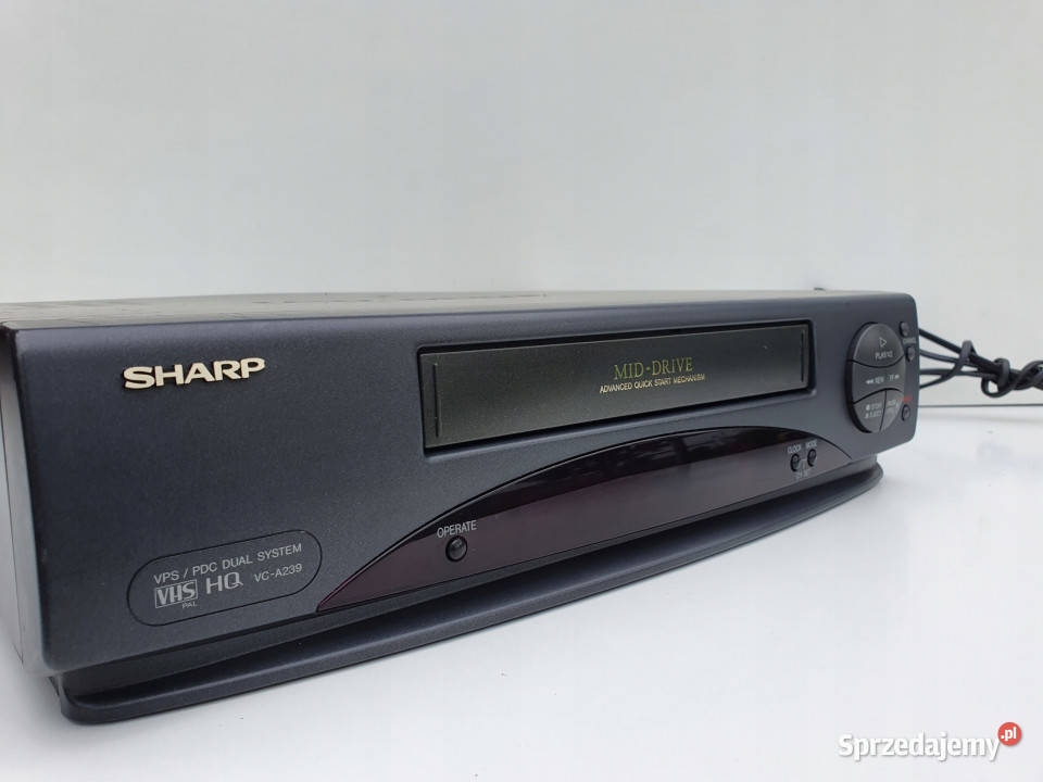 Video magnetowid SHARP VC A 239 VCA239 VHS Międzychód sprzedam