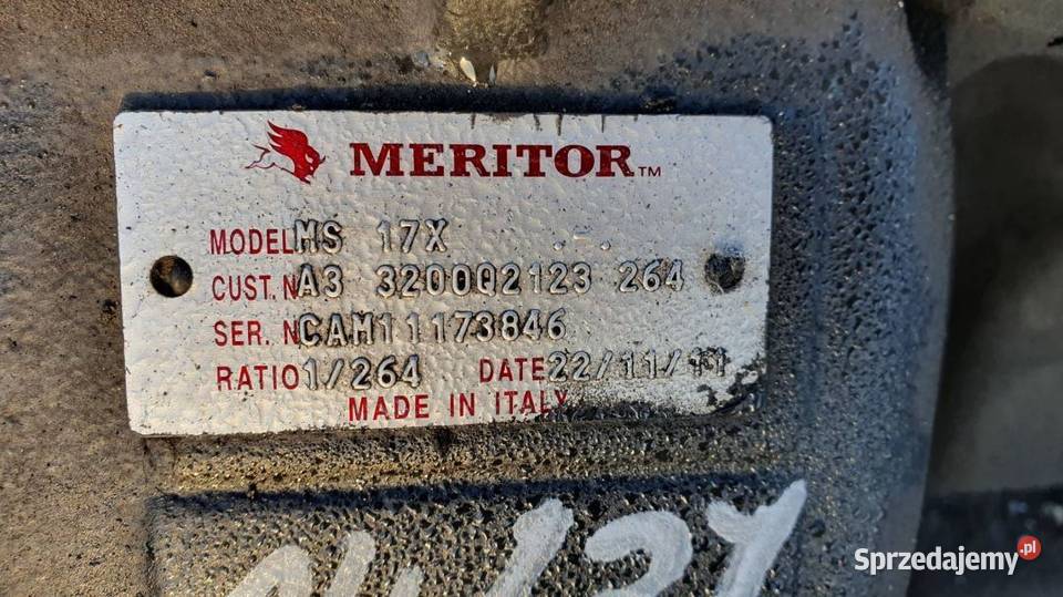 WKŁAD MOSTU TYŁ MERITOR MS17X 1437 1264 STRALIS Lipno