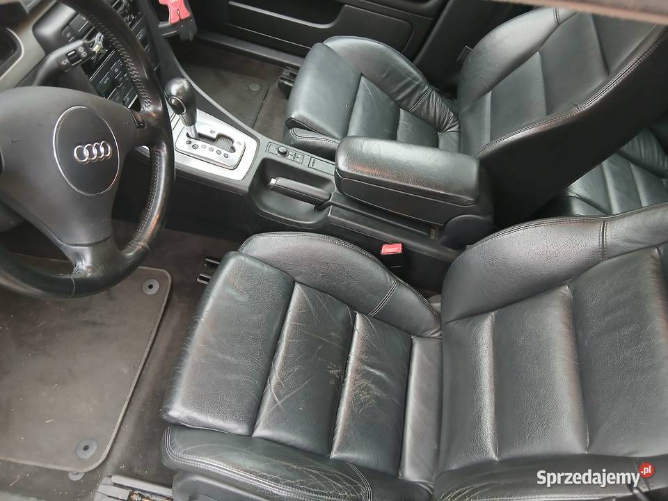 Podłokietnik soul czarna skóra Audi A4 B6 B7 Szczerbice