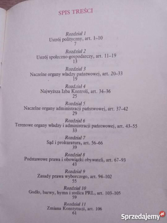 Konstytucja PRL z 1979r Rok wydania 1979 Pozostałe Dąbrowa Górnicza