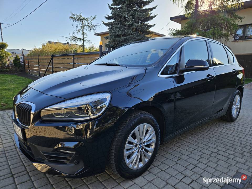 BMW 218i z 2019r Czarna 1 Właściciel Serwisowany wielkopolskie