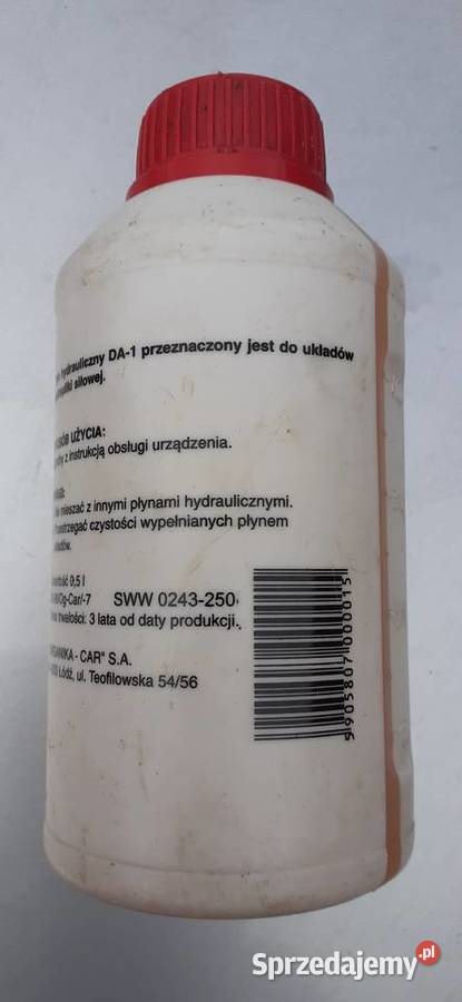 Płyn hamulcowy DA1 Organika Car SA Ł Z Chemia Tuszkowo
