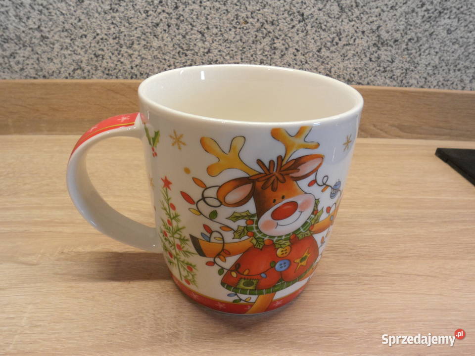 Porcelanowy kubek motyw świąteczny NANA Raszków