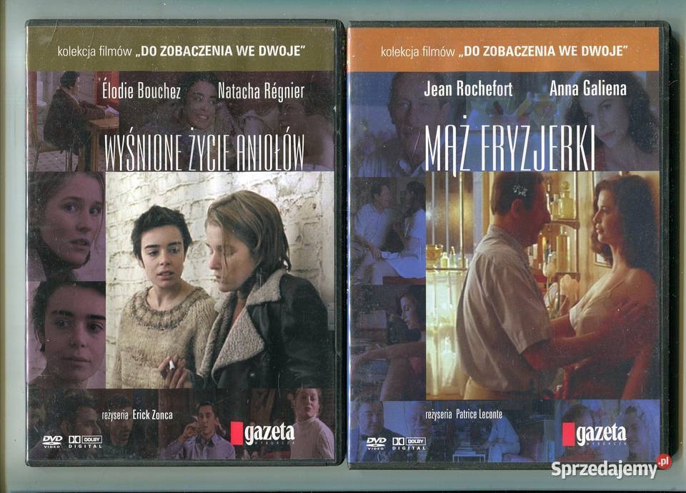 Wyśnione życie aniołów Mąż fryzjerki 2 Filmy DVD Szczecin