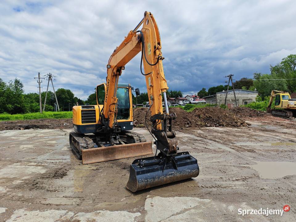 Hyundai 80 cr 9 A Koparka gąsienicowa pług Rok produkcji 2018 Cieszyn