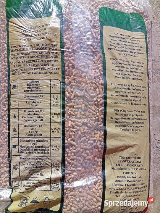 Slav Forest pellet A1 z certyfikatem Rząśnia
