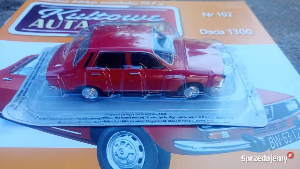 DACIA 1300 SEDAN kultowe auta PRL 143 deagostini Warszawa sprzedam