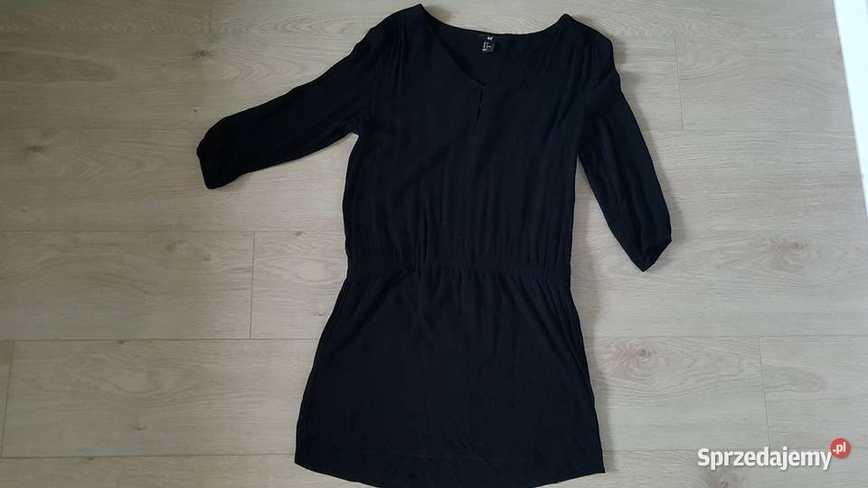 Tunika sukienka HM S czarna H&M Nowy Sącz