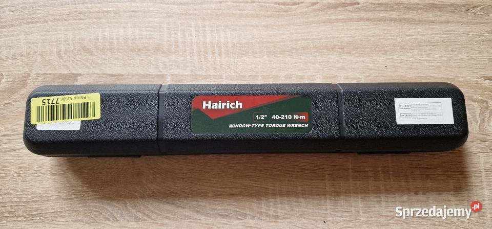 Klucz dynamometryczny Hairich 12 40210 Nm Damasławek