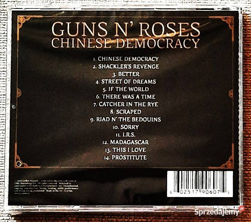 Album CD GUNS N ROSES Chinese Democracy CD