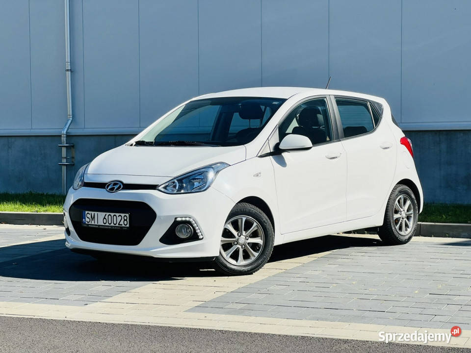 Hyundai i10 10 benz dużym serwisie II 2013 biały