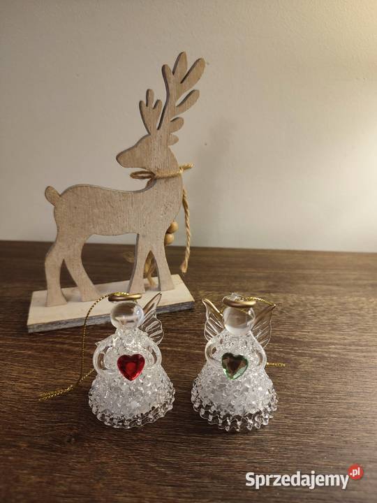 Aniołki świecące zmnieniające kolor ozdoby śląskie Częstochowa sprzedam