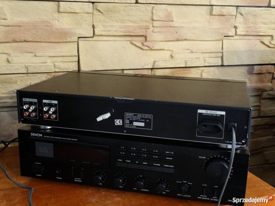 Korektor graficzny Sony SEQ411 sprawny WYSYŁKA Wzmacniacze i pokrewne Jasło