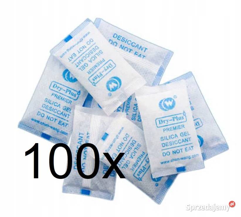 SilicaGel Pochłaniacz Wilgoci Woreczki 1g 100