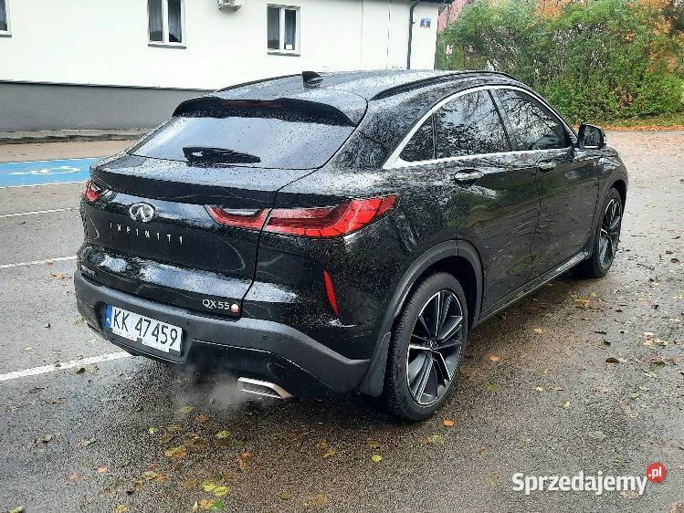 Infiniti QX55 20268 35tkm Skóra Automat Navi nieuszkodzony