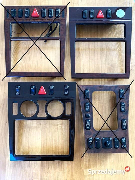 Ramki radia COMAND 2 DIN lewarka Mercedes W210