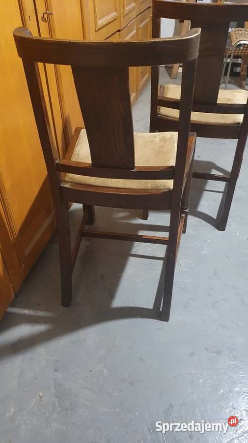 Krzesła angielskie drewniane komplet 2 sztuki Izabelin